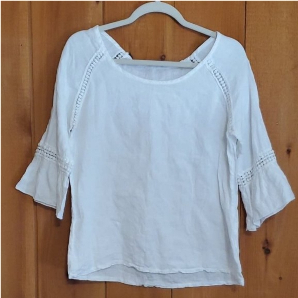 Bellambra Pure Italian Linen Top S